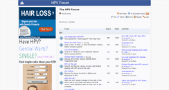 Desktop Screenshot of hpvforum.com