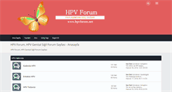 Desktop Screenshot of hpvforum.net